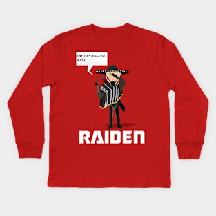 Mariachi Raiden Kids Long Sleeve T-Shirt